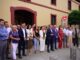 Minuto de silencio en la puerta de la Diputación de Sevilla por la última víctima de violencia machista