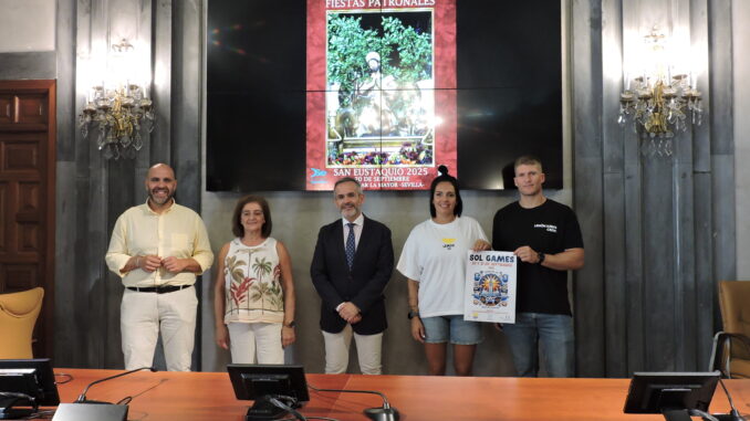 Presentación de las Fiestas Patronales 2025 de Sanlúcar la Mayor en la Casa de la Provincia de la Diputación