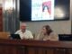 El autor del libro junto a Amparo Rubiales, durante la presentación en la Casa de la Provincia de la Diputación.